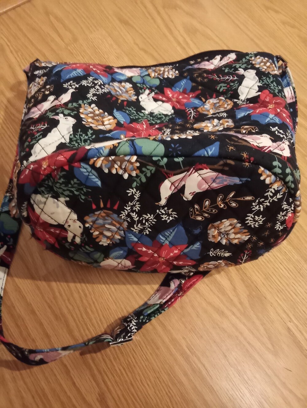 Vera Bradley Bucket Crossbody Bag in Winter Forest - Picture 7 of 7